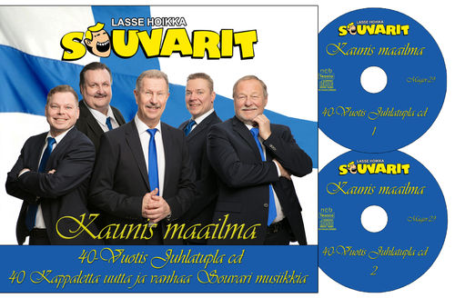 Lasse Hoikka & Souvarit - Kaunis maailma, 40v-juhlalevy, tupla-CD